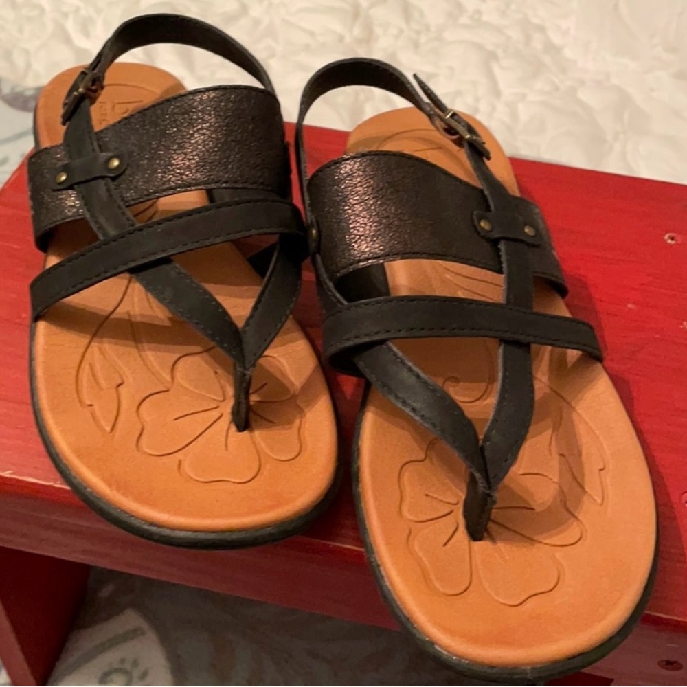 Black Born Sandals, size 9. Buckle closure, worn a few times. Like new